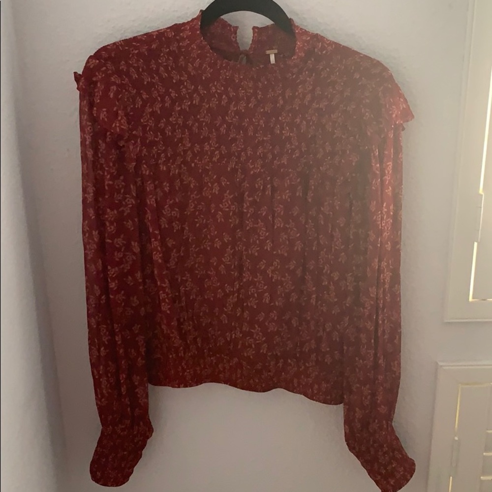 Free People Twyla Floral Top